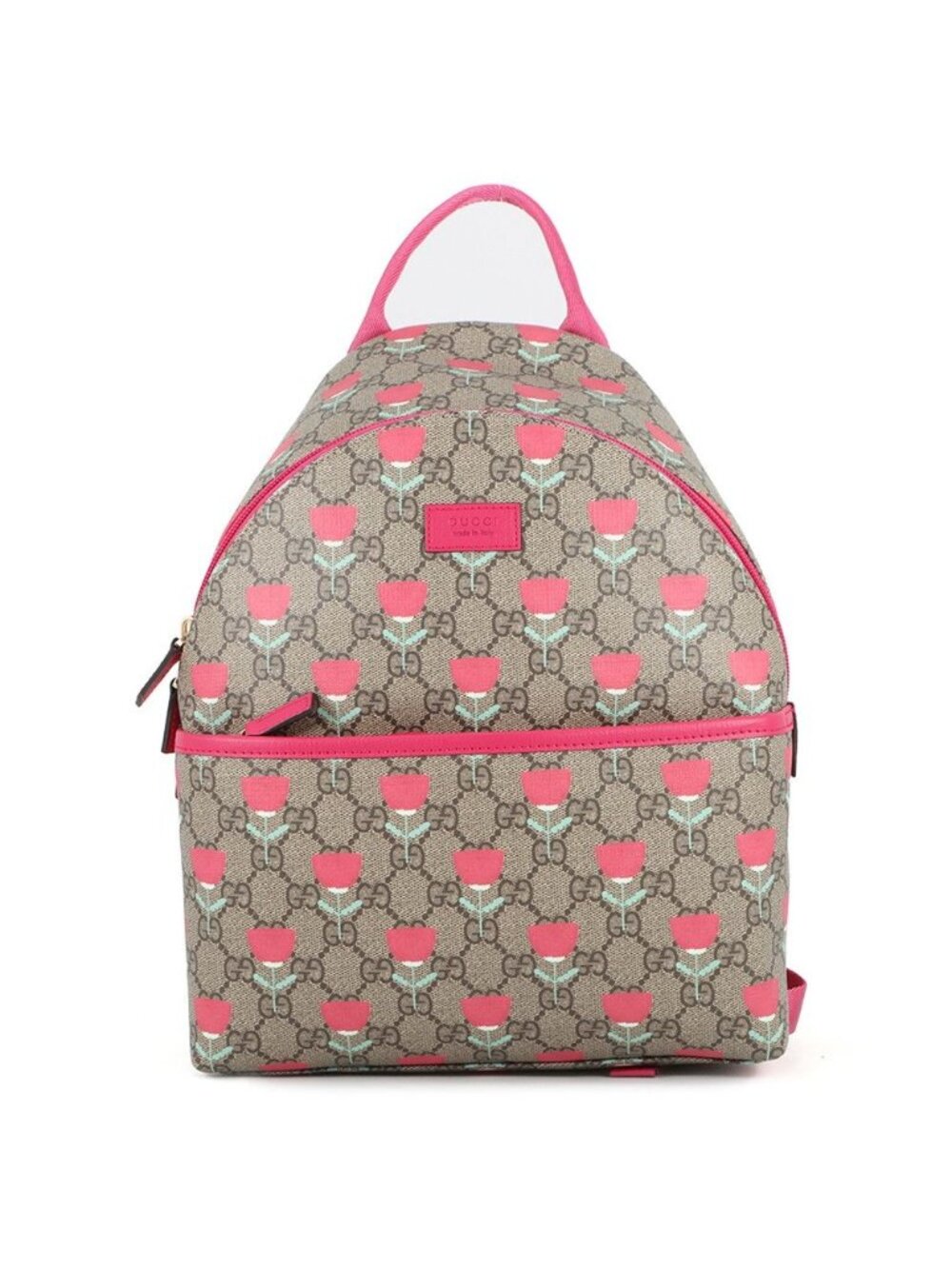 Gucci Backpack GG Supreme Flower Print Children Kids Kim Seungyoung